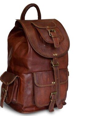 Classy Leather Bags The Outdoor Hiking Backpack, 16 in - New